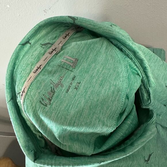 Walter Hagen Mens XXL Reindeer Green Christmas Short Sleeve Polo - Picture 7 of 7